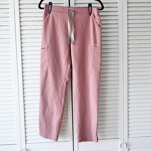 FIGS Small Blush Rose Zipper Pocket Technical Collection Pants | Size Small